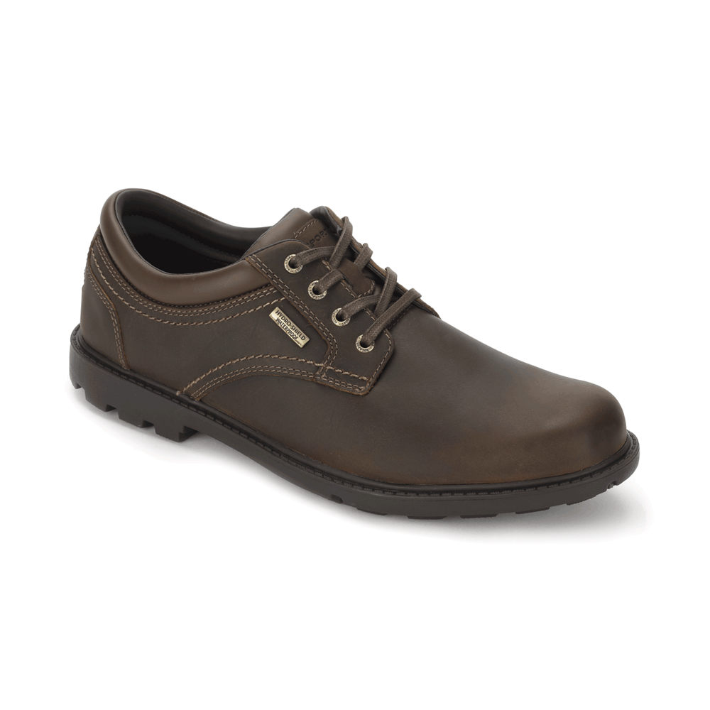 Oxfords Rockport Hombre Mexico - Storm Surge Plain Toe Marrom - ZUAPC8756